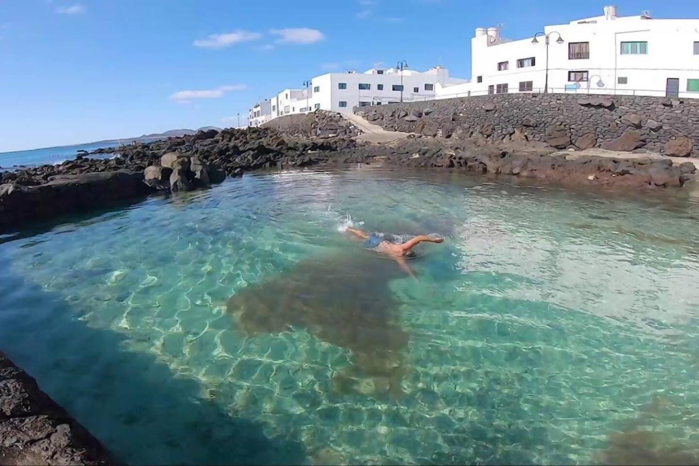 Gran Terraza 1 Minuto De Las Piscinas Naturales Punta Mujeres Exterior photo